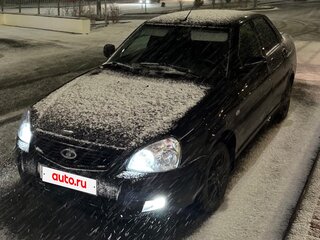 2012 Lada (ВАЗ) Priora Premier I, чёрный, 300000 рублей, вид 3