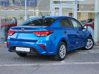 2019 Kia Rio IV, синий, 1379000 рублей, вид 2