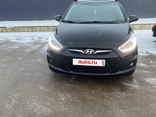 2011 Hyundai Solaris I, чёрный, 460000 рублей, вид 1