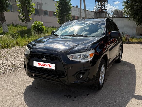 2013 Mitsubishi ASX I Рестайлинг, чёрный, 850000 рублей