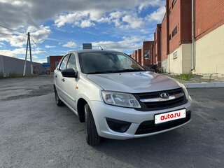 2014 Lada (ВАЗ) Granta I, серый, 380000 рублей, вид 3