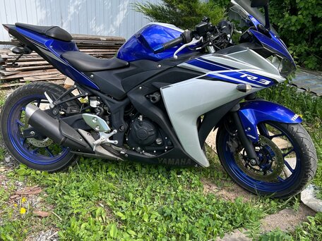 2017 Yamaha YZF-R3, серый, 400000 рублей, вид 3