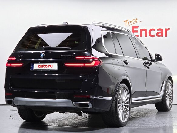 2023 BMW X7 40d I (G07) Рестайлинг, чёрный - вид 1