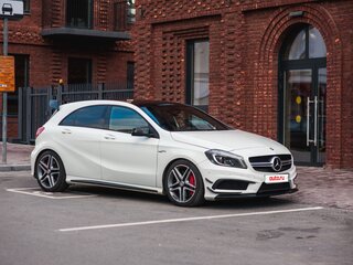 2014 Mercedes-Benz A-Класс AMG 45 AMG I (W176), белый, 2200000 рублей, вид 1