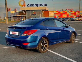 2012 Hyundai Solaris I, синий, 650000 рублей, вид 4