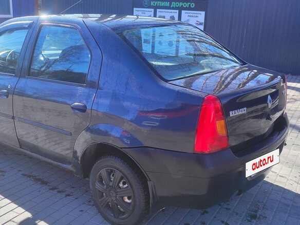 2006 Renault Logan I, серый, 250000 рублей - вид 1