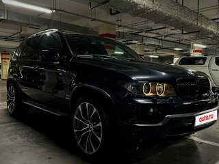 2004 BMW X5 4.8is I (E53) Рестайлинг, чёрный, 1200000 рублей, вид 2