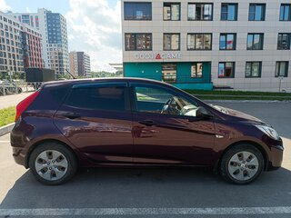 2012 Hyundai Solaris I, фиолетовый, 520000 рублей, вид 4