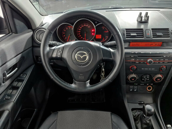 2005 Mazda 3 I (BK), чёрный - вид 7