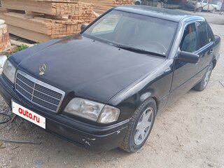 1996 Mercedes-Benz C-Класс 220 I (W202), чёрный, 250000 рублей, вид 1