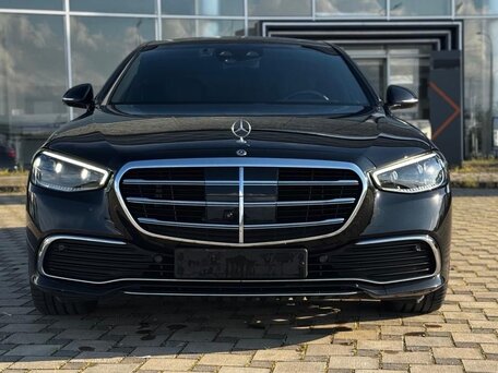 2021 Mercedes-Benz S-Класс 450 Long 4MATIC VII (W223), чёрный, 7999500 рублей, вид 2