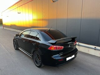 2008 Mitsubishi Lancer X, чёрный, 615000 рублей, вид 2