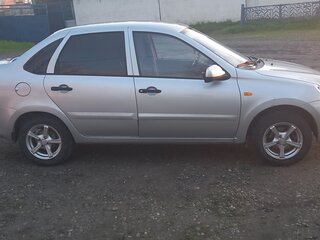 2013 Lada (ВАЗ) Granta I, серебристый, 370000 рублей, вид 5
