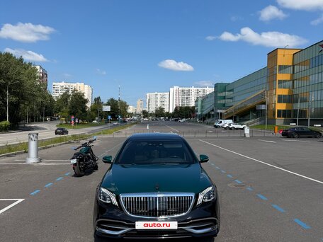 2017 Mercedes-Benz Maybach S-Класс 400 I (X222), чёрный, 6500000 рублей, вид 4