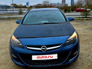 2013 Opel Astra J Рестайлинг, синий, 510000 рублей, вид 3