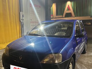 2008 Renault Logan I, синий, 190000 рублей, вид 1