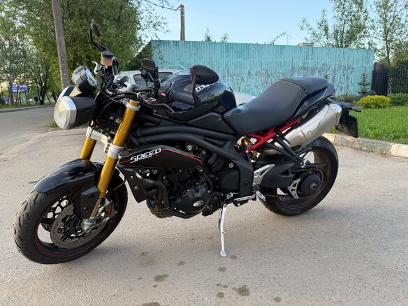 2012 Triumph Speed Triple, чёрный, 695000 рублей - вид 2