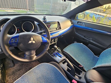 2012 Mitsubishi Lancer X Рестайлинг, серебристый, 650000 рублей, вид 5