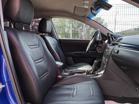 2006 Mazda 3 I (BK) Рестайлинг, синий, 459000 рублей - вид 11