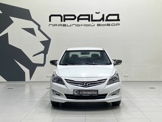 2016 Hyundai Solaris I Рестайлинг, белый, 1089900 рублей, вид 2
