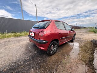 2004 Peugeot 206, красный, 85000 рублей, вид 4