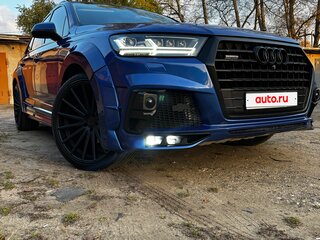 2016 Audi Q7 II (4M), синий, 3900000 рублей, вид 2