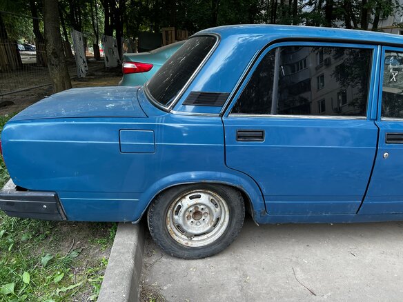 2007 Lada (ВАЗ) 2107, синий - вид 2