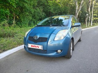 2007 Toyota Yaris II, голубой, 555555 рублей, вид 3