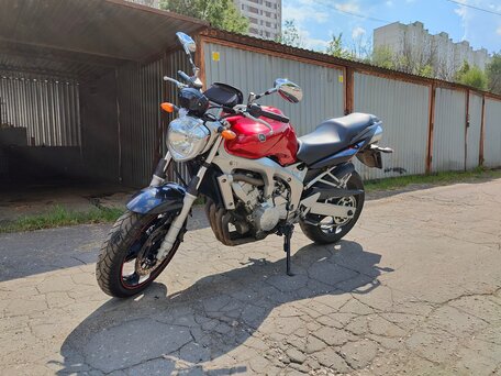 2004 Yamaha FZ6, красный, 460000 рублей, вид 1