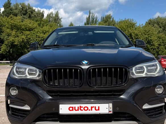 2016 BMW X6 30d II (F16), чёрный, 3600000 рублей - вид 3