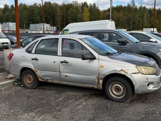2012 Lada (ВАЗ) Granta I, серебристый, 130000 рублей, вид 4