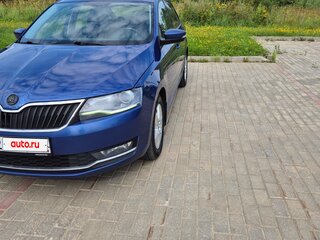 2018 Skoda Rapid I Рестайлинг, синий, 1250000 рублей, вид 3