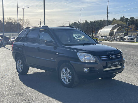 2006 Kia Sportage II, чёрный, 725000 рублей, вид 3
