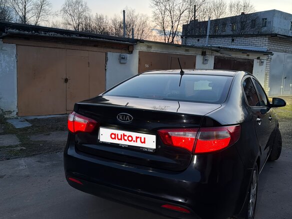 2012 Kia Rio III, чёрный, 750000 рублей - вид 7