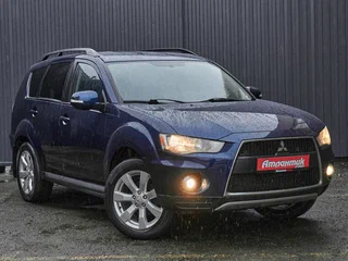 2011 Mitsubishi Outlander II Рестайлинг, синий, 1380000 рублей, вид 3