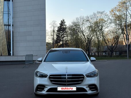2021 Mercedes-Benz S-Класс 500 Long 4MATIC VII (W223), белый, 11450000 рублей, вид 2