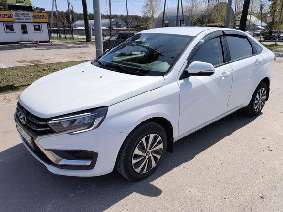 2023 Lada (ВАЗ) Vesta I Рестайлинг (NG), белый, 1543000 рублей - вид 8