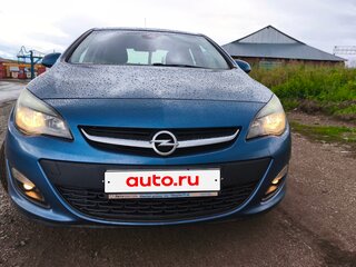 2014 Opel Astra J Рестайлинг, синий, 815000 рублей, вид 3