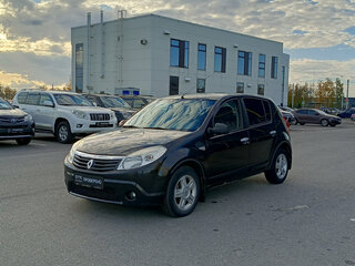 2012 Renault Sandero I, чёрный, 437000 рублей, вид 1