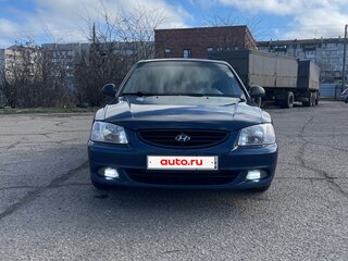 2008 Hyundai Accent ТагАЗ II, синий, 525000 рублей, вид 2