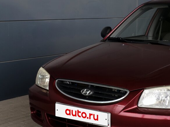 2008 Hyundai Accent ТагАЗ II, красный, 600000 рублей - вид 1