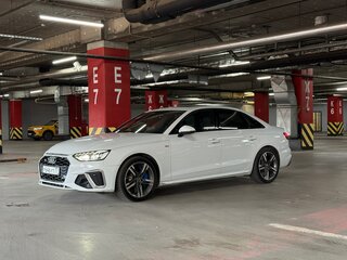 2021 Audi A4 45 TFSI V (B9) Рестайлинг, белый, 4500000 рублей, вид 3