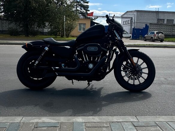 2009 Harley-Davidson Sportster 883, чёрный, 600000 рублей - вид 9