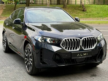 2025 BMW X6 40i III (G06) Рестайлинг, синий, 12800000 рублей, вид 4