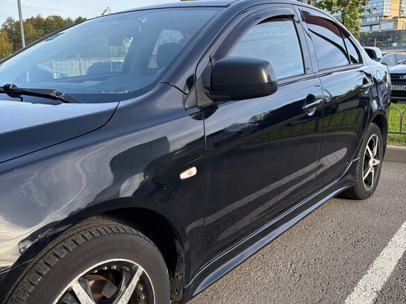 2012 Mitsubishi Lancer X Рестайлинг, чёрный, 750000 рублей - вид 8