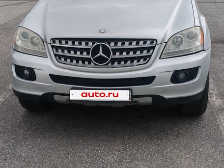 2007 Mercedes-Benz M-Класс 320 II (W164), серебристый, 1249000 рублей, вид 2
