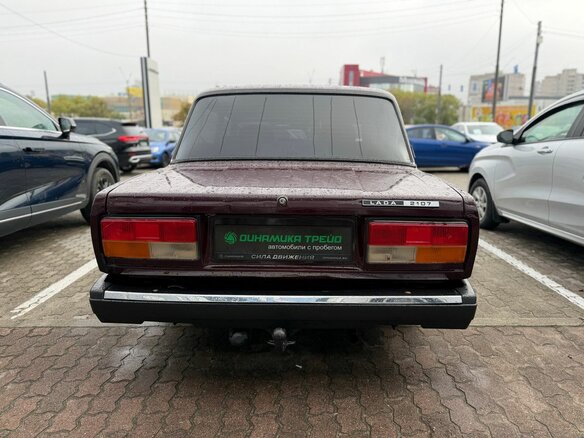 2007 Lada (ВАЗ) 2107, красный, 185000 рублей - вид 6