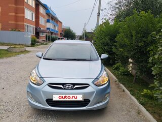 2012 Hyundai Solaris I, голубой, 900000 рублей, вид 3