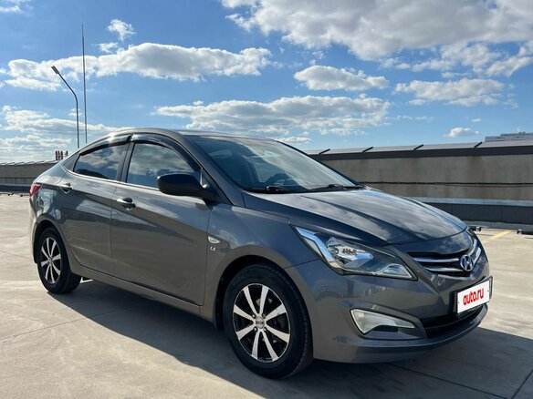 2014 Hyundai Solaris I Рестайлинг, серый, 579660 рублей - вид 7