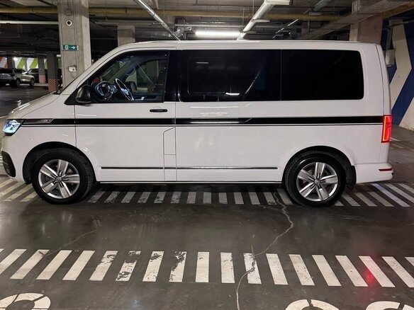 2021 Volkswagen Multivan T6 Рестайлинг, белый, 7350000 рублей - вид 6